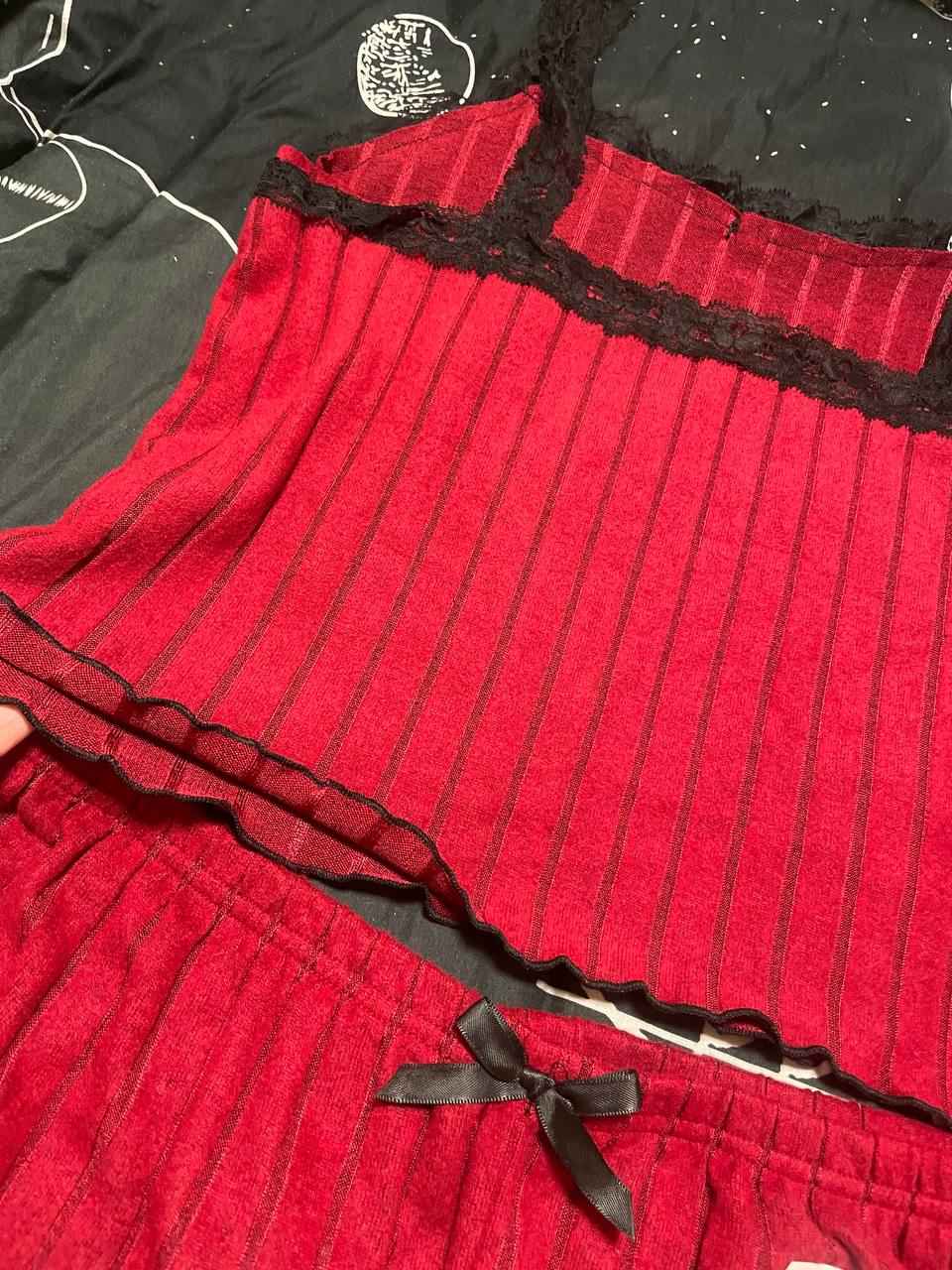 Ayollar pijamasi, shortik bilan to'plamda, uy kiyimi, bahor va yoz mavsumi uchun