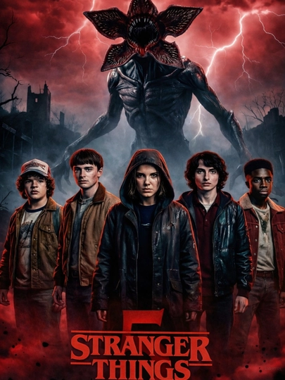 Очень странные дела Ламинированные постеры плакаты Stranger Things А4 формата