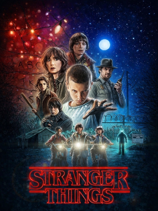 Stranger Things laminatsiyalangan posterlar plakatlar A4 formatdagi - 