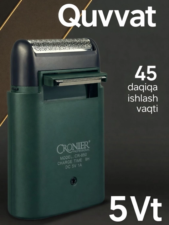 Soch va soqol oladigan mashinka, elektr ustara, eletrobritva, CRONIER, soqol sheyver