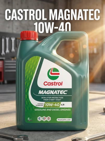 Моторное масло Castrol Magnatec A, B полусинтетическое для двигателей, 4 л — ROYALPL-COSTROLMOY-ЗЕЛЕН