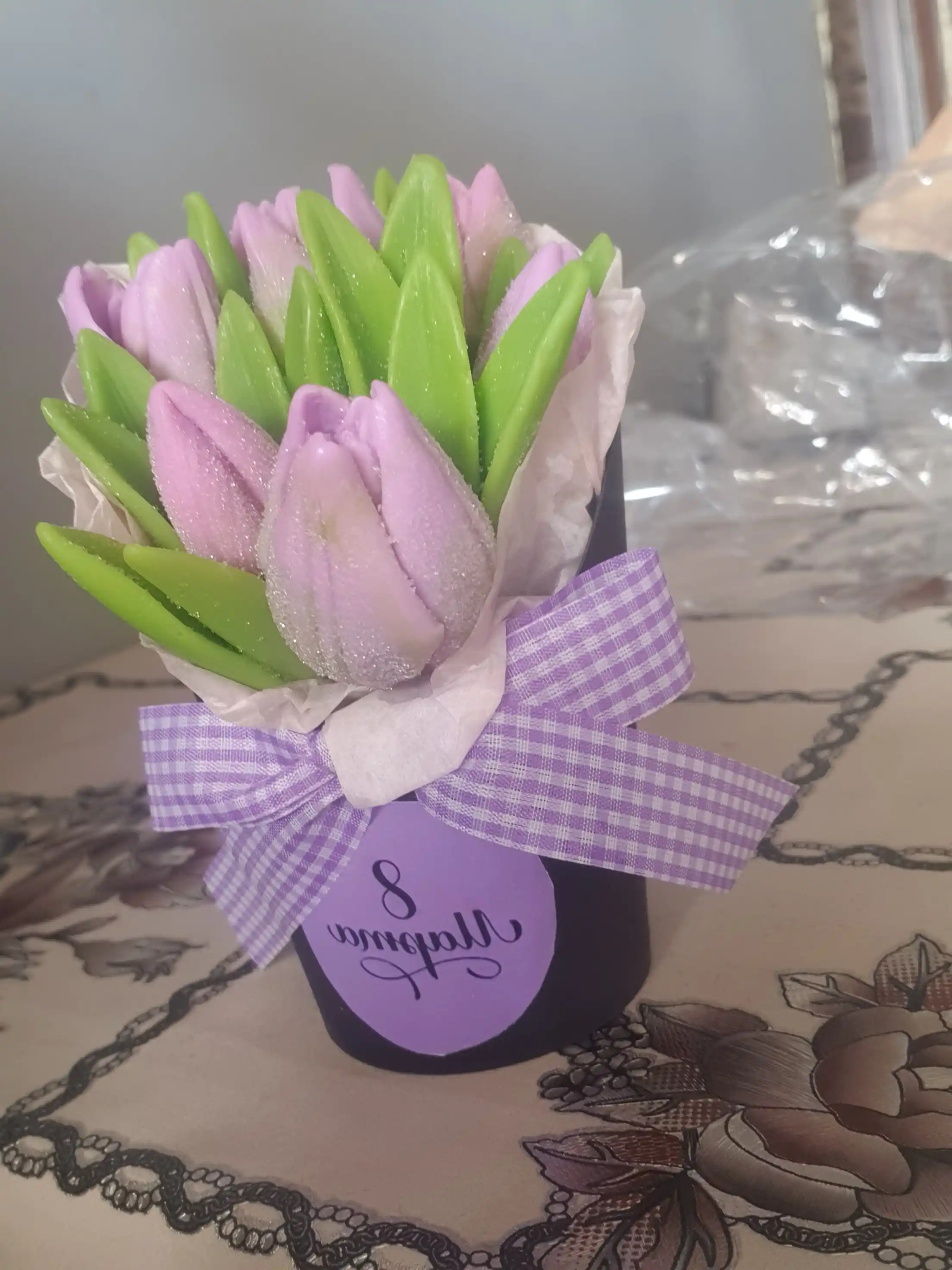 Мини мыльные букеты