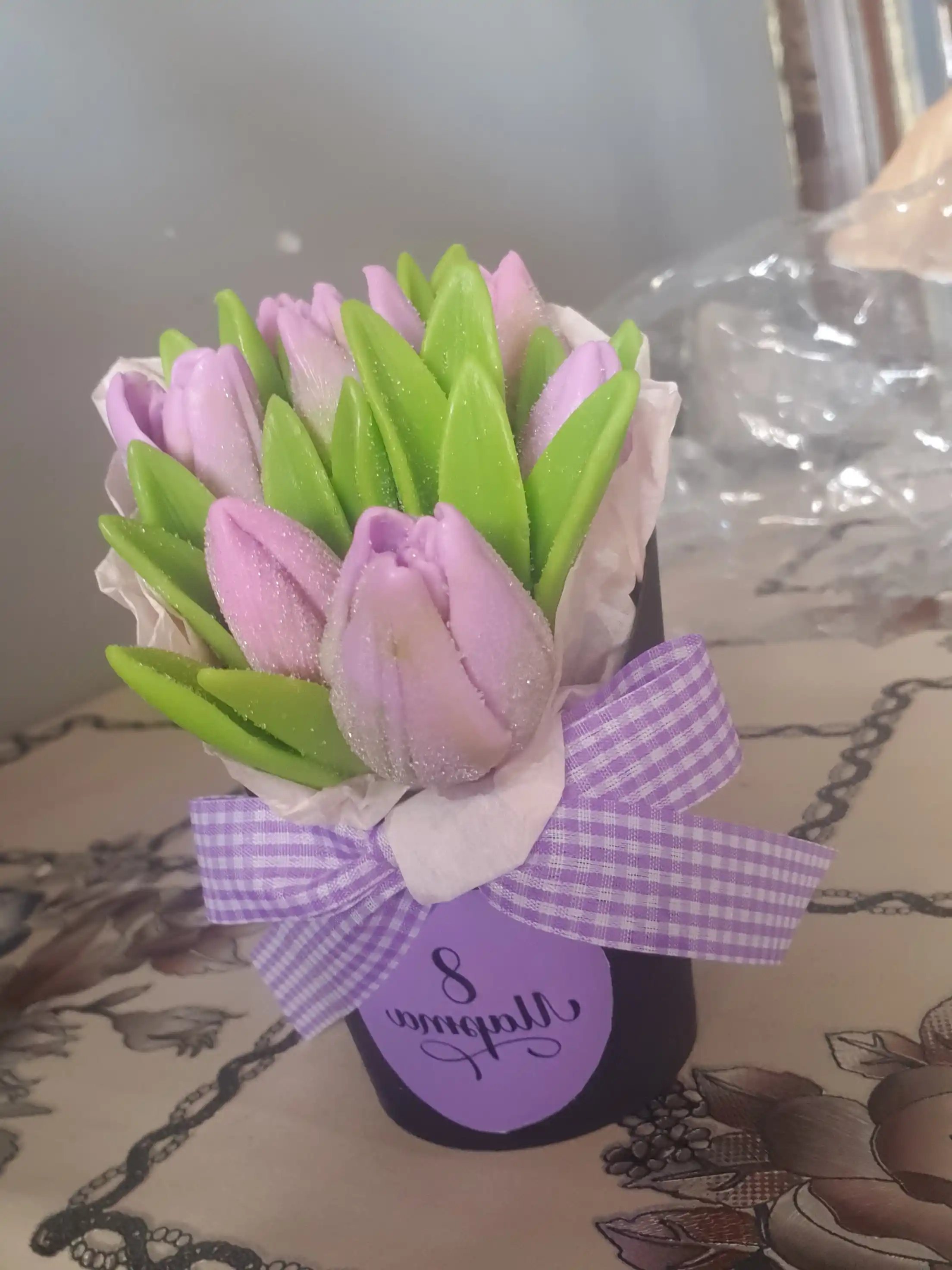 Мини мыльные букеты