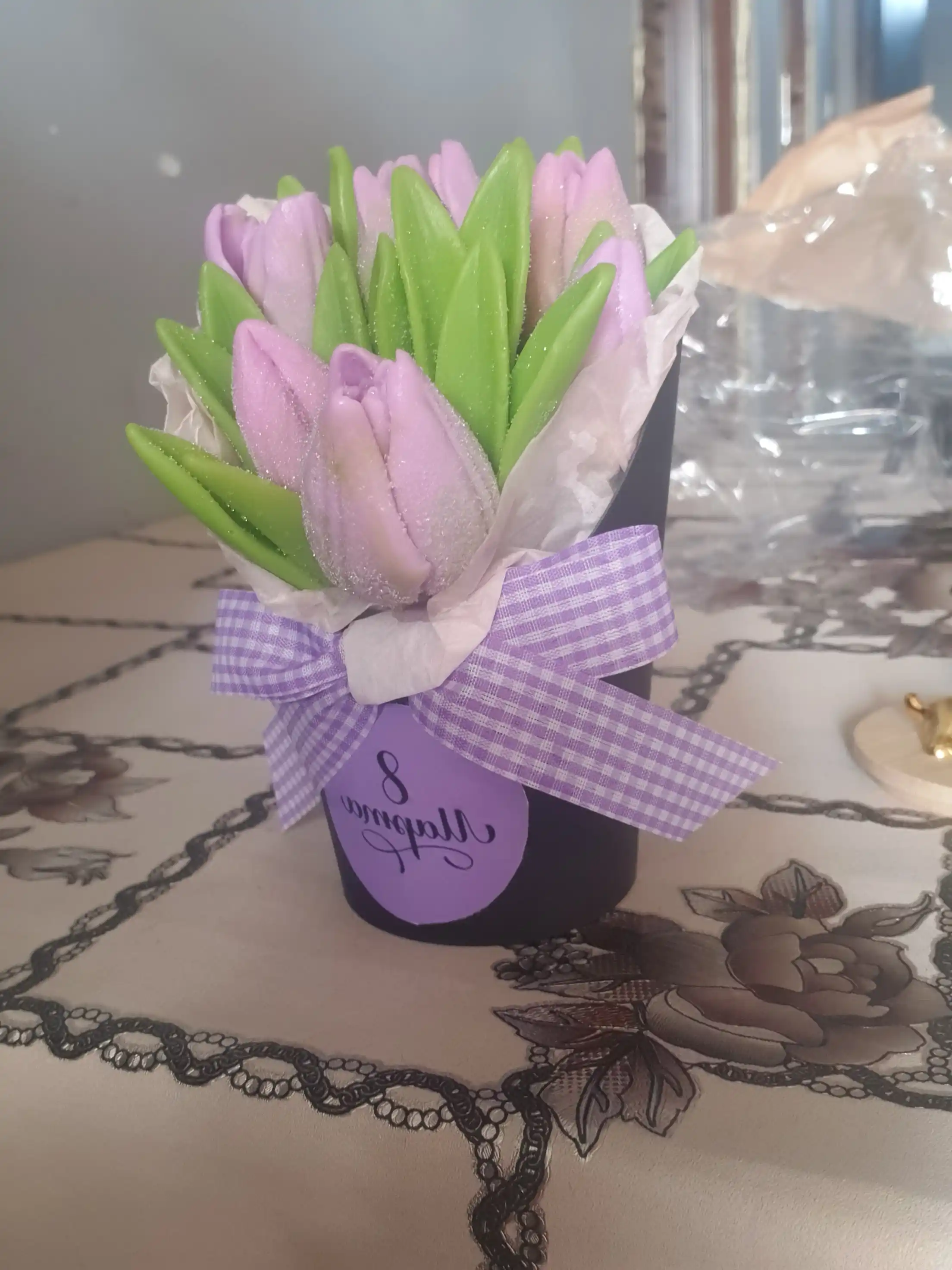 Мини мыльные букеты