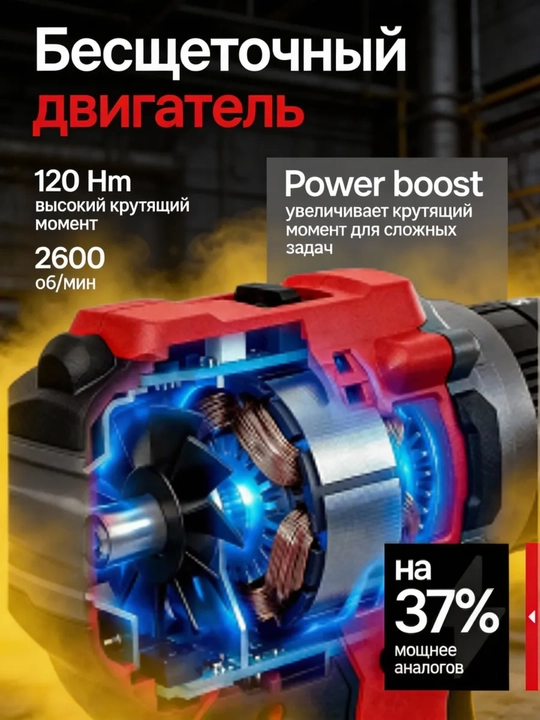 Milwaukee 48V akkumulyatorli shurup buragich, brushless, simsiz drel