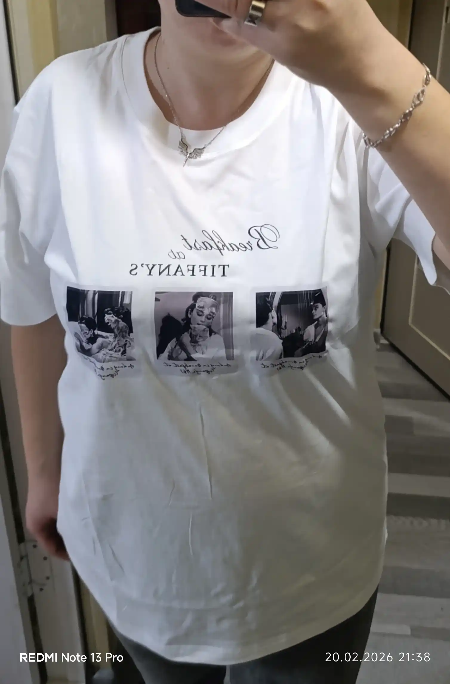Ayollar futbolkasi print bilan, katta o‘lchamlar - Elly Fashion