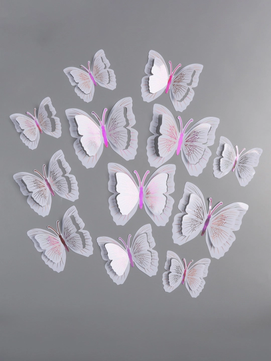 Interyer 3D/5D Kapalak stiker uy dekor hajmli yaltiroq