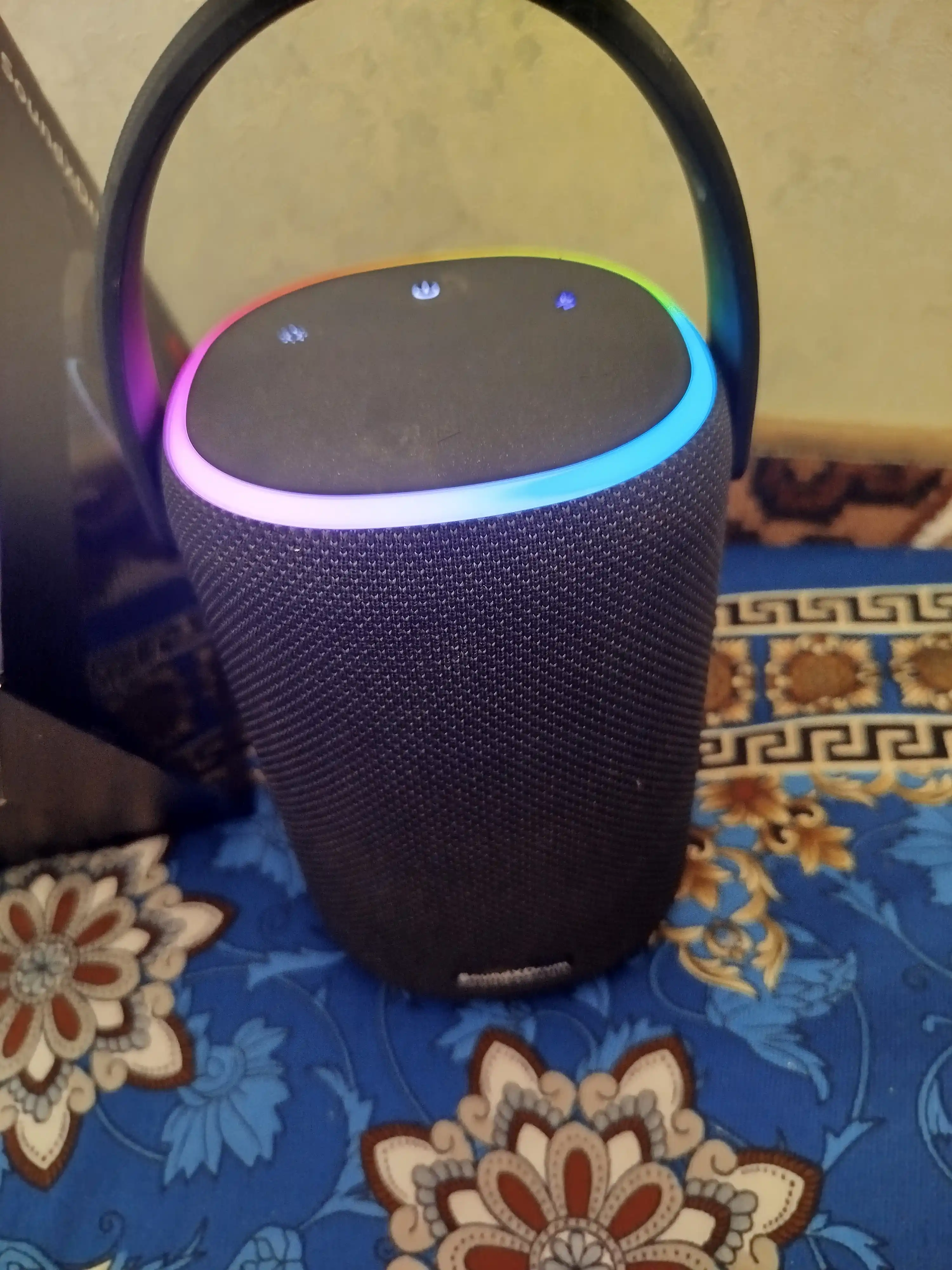 Simsiz portativ kolonka 2E SoundXDrum, 50 Vt, Bluetooth, RGB, Black, 2E-BSSXDWBK