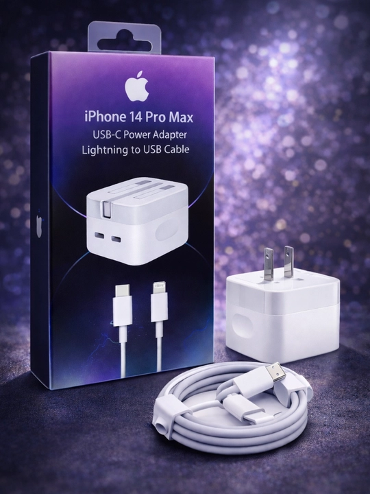 USB-C Fast Charge адаптер для iPhone 14 Pro / Pro Max + кабель USB-C to Lightning