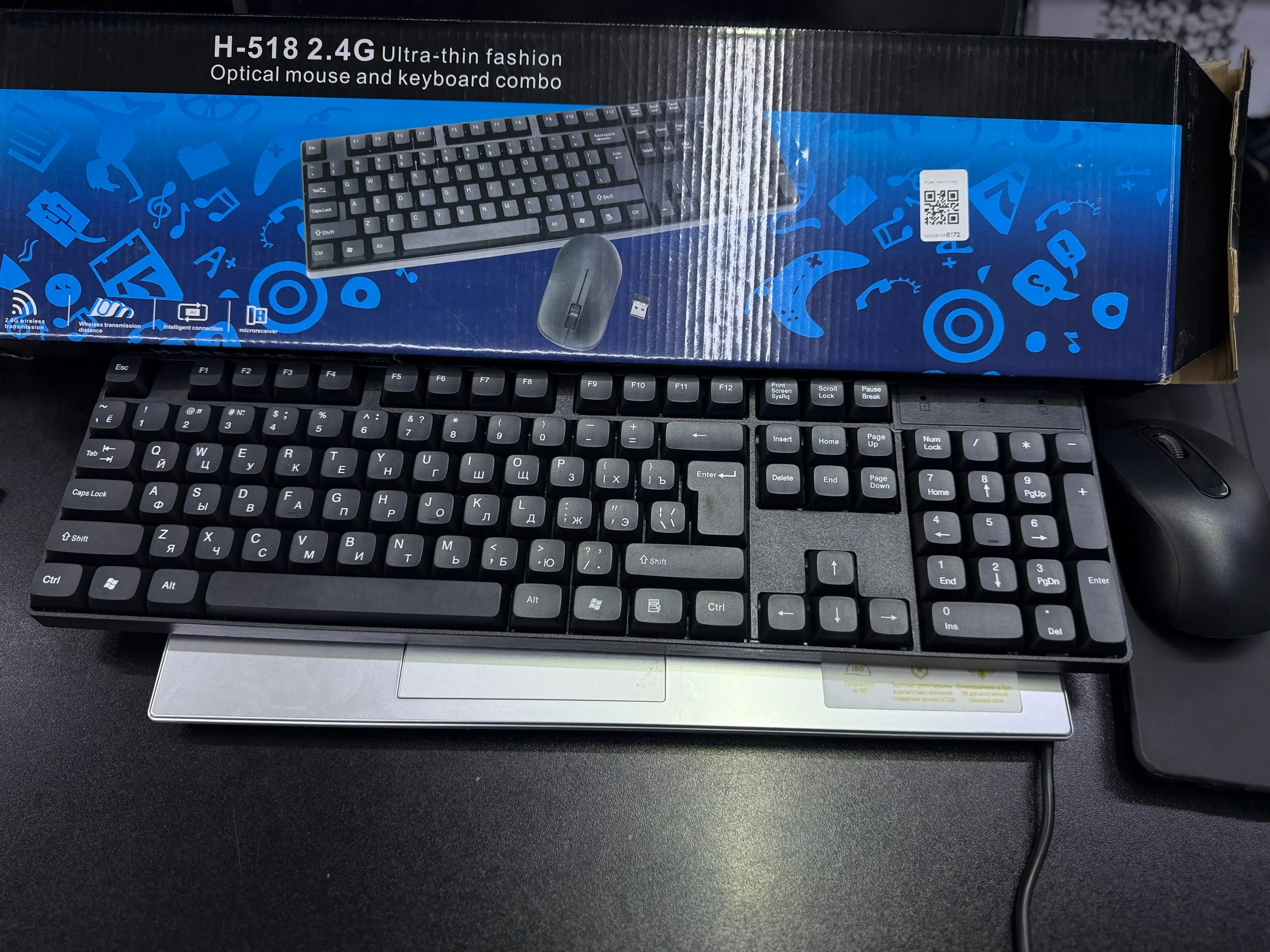 T25 o‘yin uchun RGB klaviatura va sichqoncha, metall korpus bilan