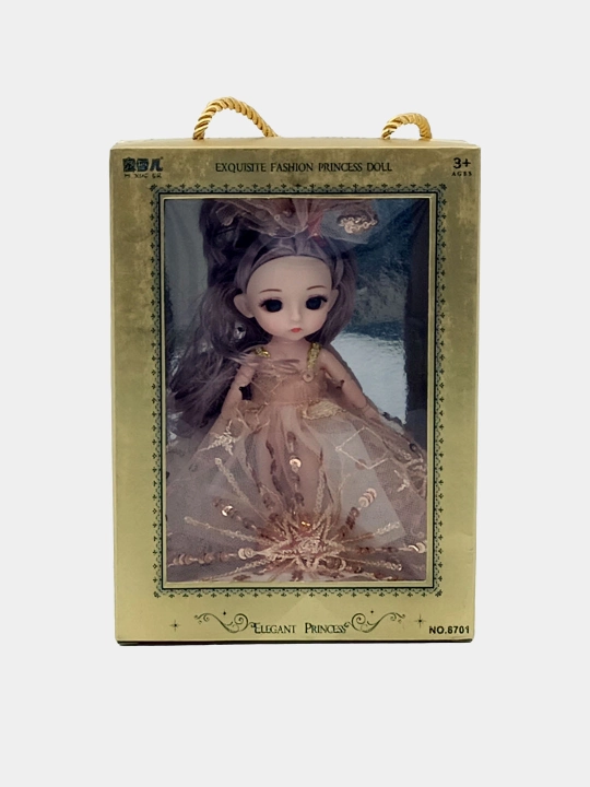 Qo'g'irchoq Delicate Doll Elegant Princess, nafis ko'ylakda, 3+ - 