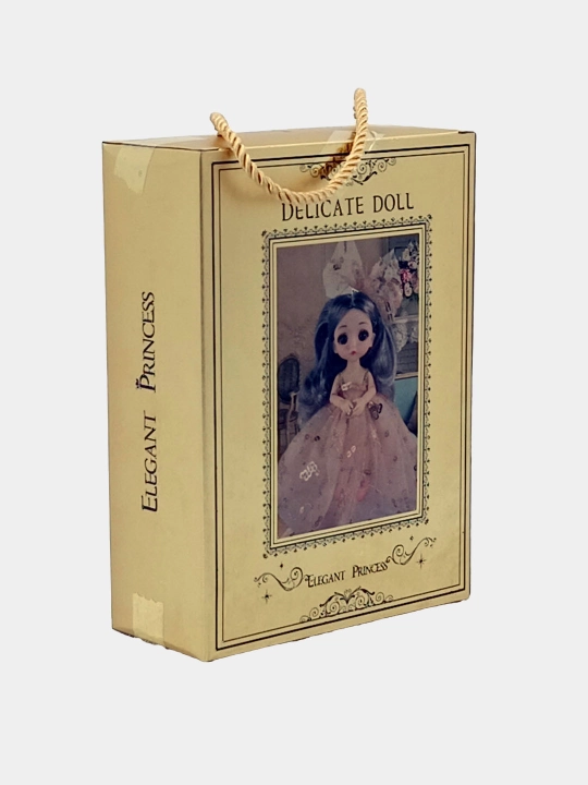 Qo'g'irchoq Delicate Doll Elegant Princess, nafis ko'ylakda, 3+