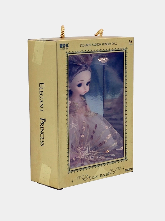 Qo'g'irchoq Delicate Doll Elegant Princess, nafis ko'ylakda, 3+