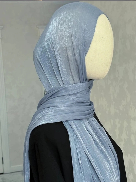 Organza sharf, ayollar ro‘molchasi, hijob, haj va umra uchun mos, 175 x 75 sm - 
