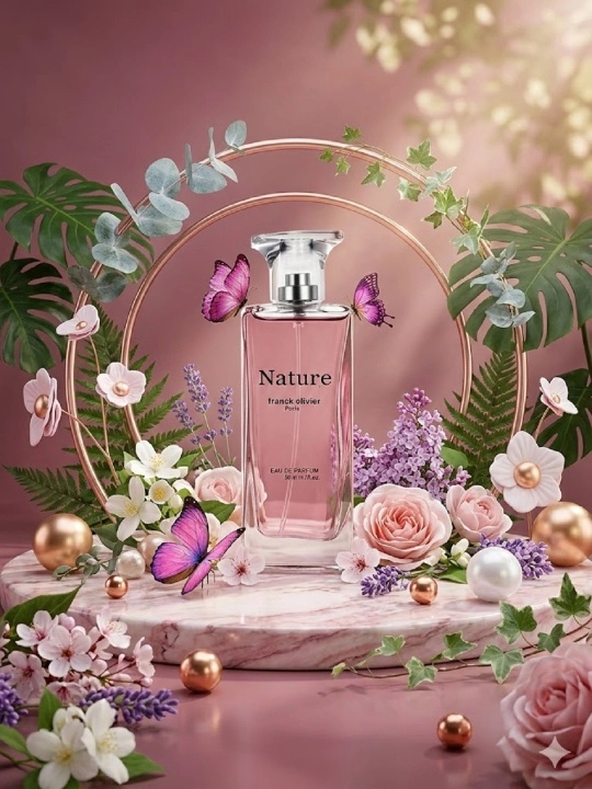 Ayollar uchun atir Franck Olivier Nature parfyumeriya suvi-noziklik va bahor hidi - 