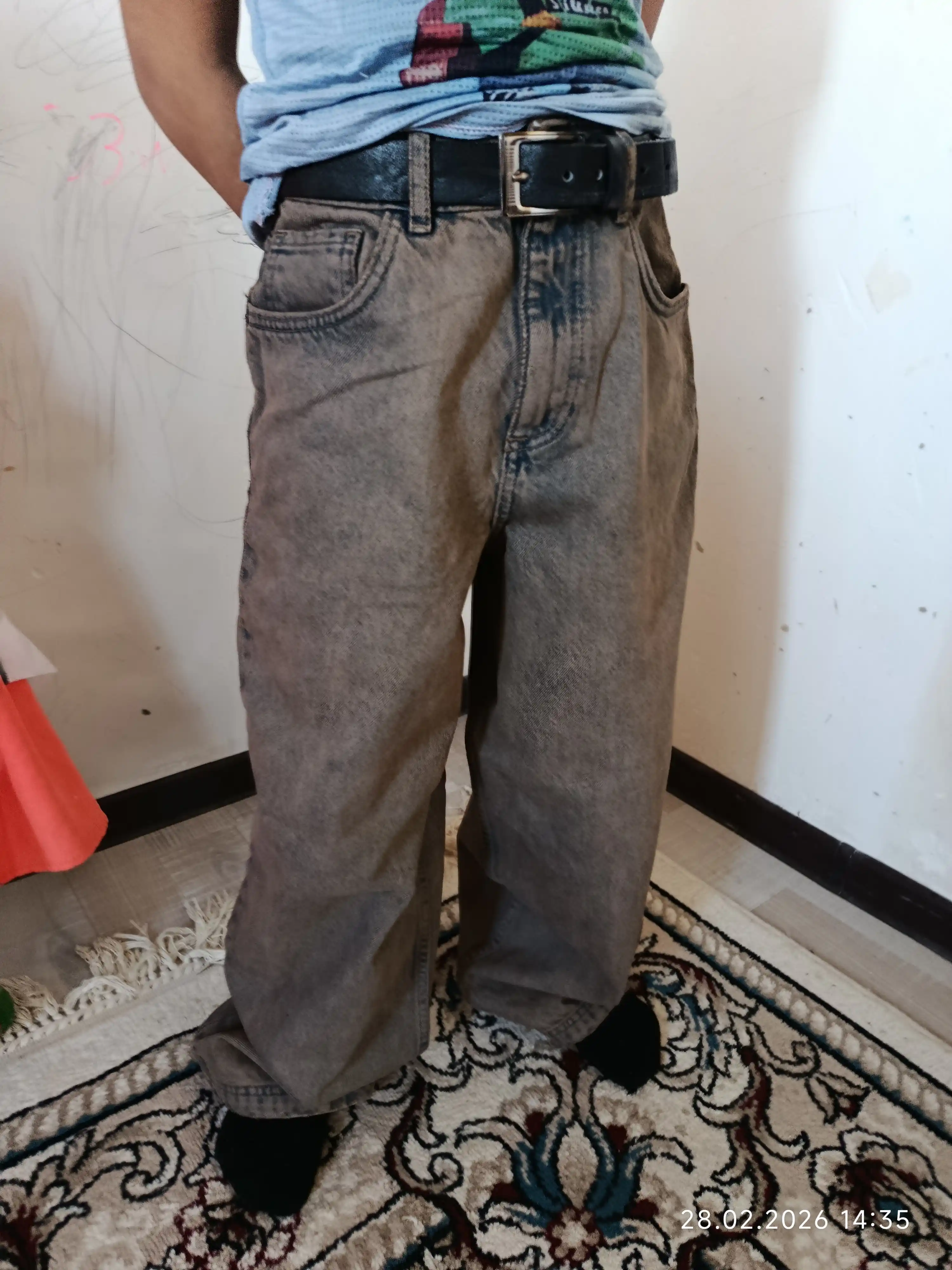 Jinsi Vintage keng o'smirlar uchun