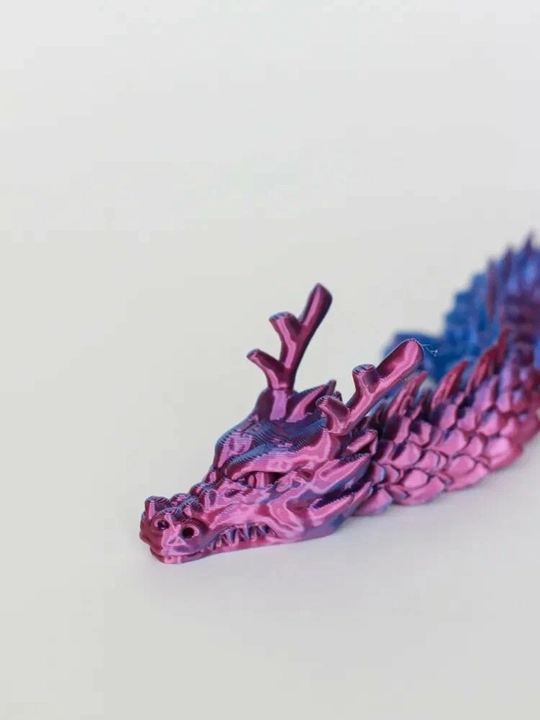 Антистресс игрушка «3D Дракон» гибкий, подвижный, PLA пластик, 30 см