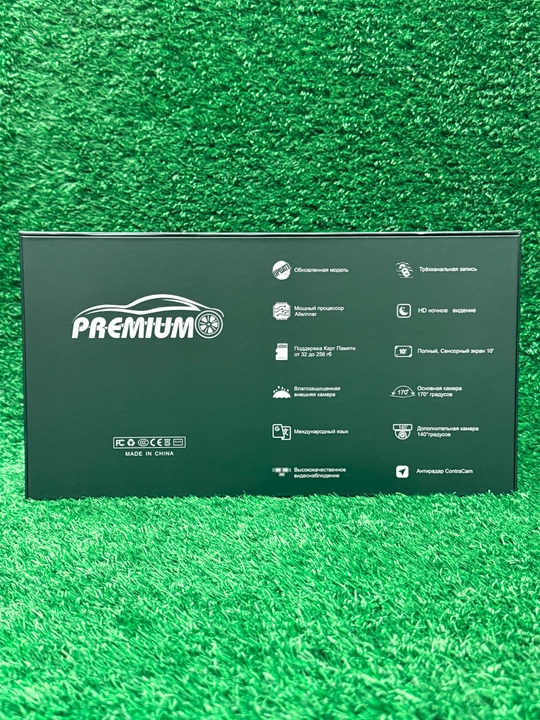 Videoregistrator-oyna PREMIUM-P9, CarPlay, (3 kamera,2.5K, Wi-Fi) Tungi rejim+32Gb fleshka