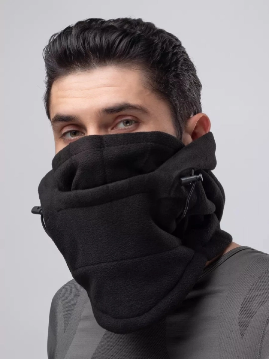 Qishki balaklava erkaklar uchun – flis maska, moto va skuter uchun bosh kiyim