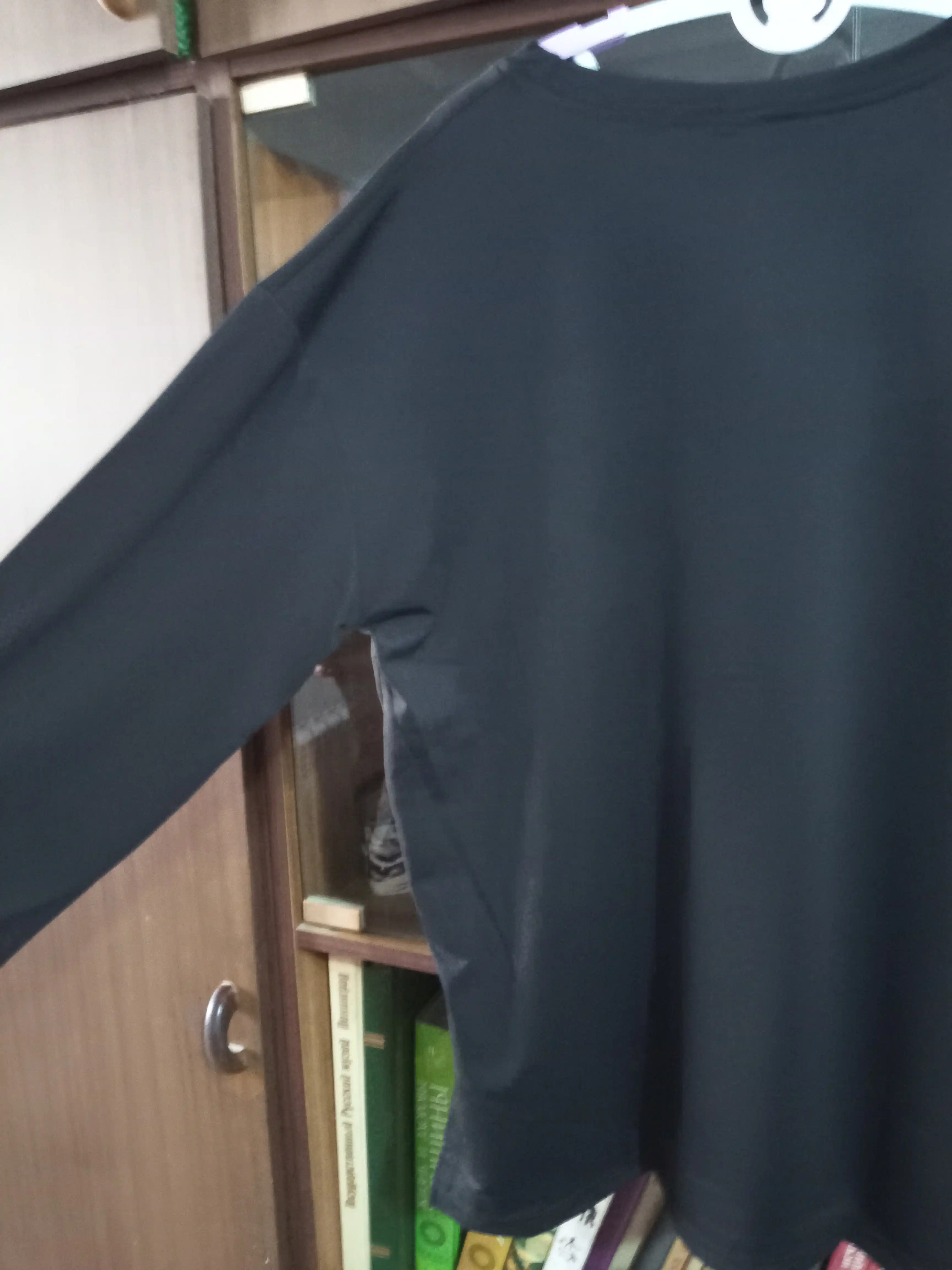 Ayollar uchun oversize longsliv, uzun yengli keng futbolka, kundalik bazaviy kofta