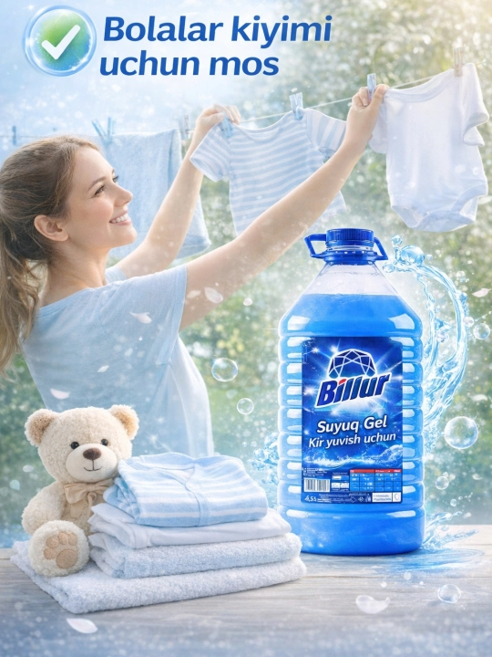 Гель-концентрат для стирки Billur