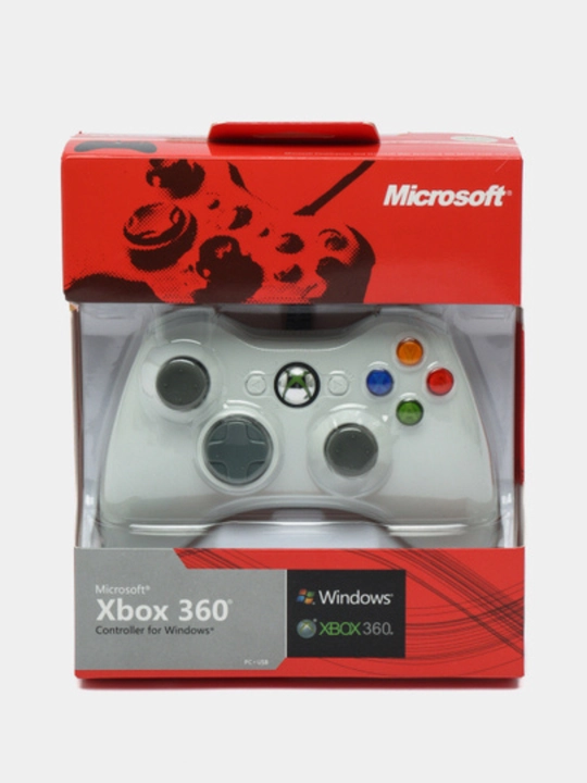 Xbox 360 va PK uchun simli geympad, USB vibratsiyali kontrollyor - 