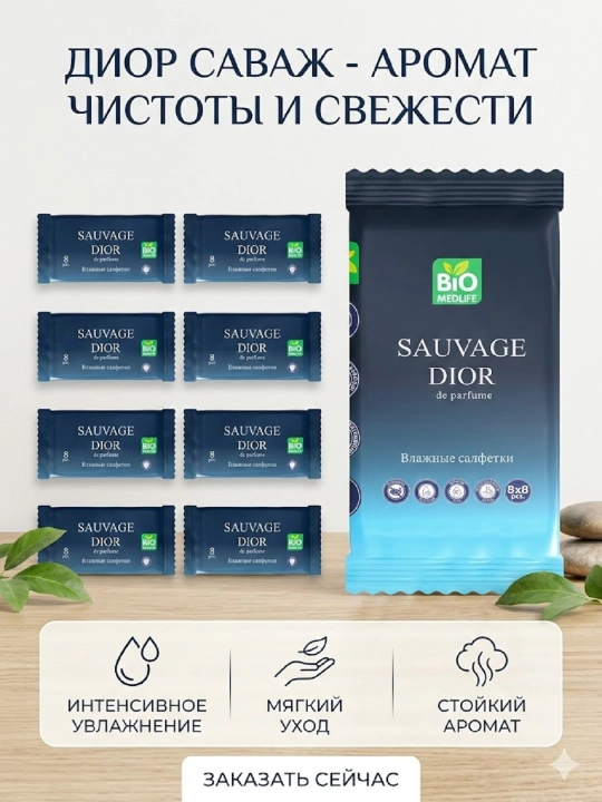 Nam salfetkalar to'plami, 8x8 gigiyena, sayohat to'plami, teri parvarishi va tabiiy kosmetika