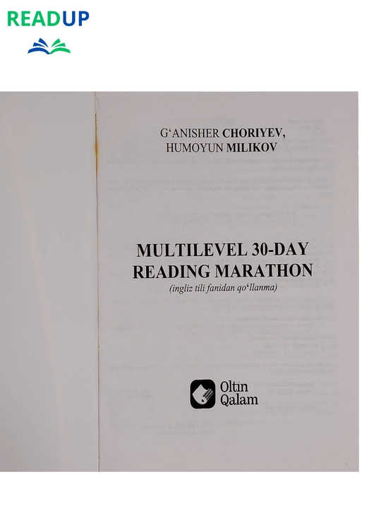 Multilevel 30-day Reading, Speaking, Listening, Writing Marathon, B1, B2,C1