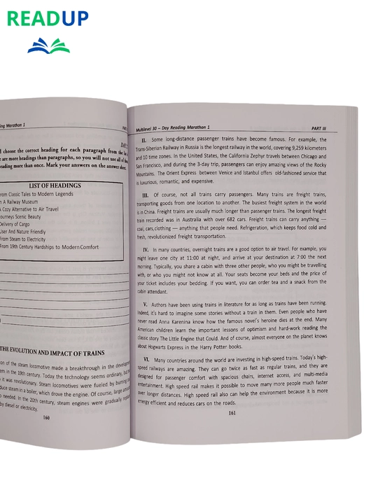 Multilevel 30-day Reading, Speaking, Listening, Writing Marathon, B1, B2,C1