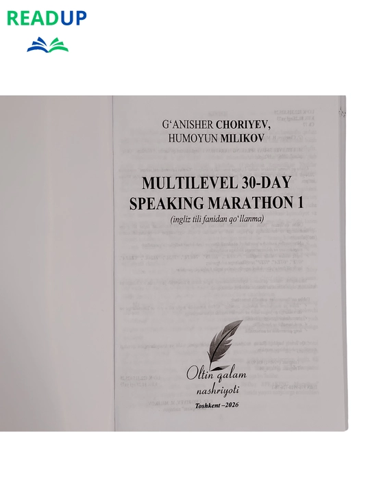 Multilevel 30-day Reading, Speaking, Listening, Writing Marathon, B1, B2,C1