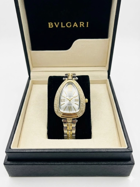 Ayollar soati, kvars mexanizmi, sovg‘a qutisidagi ayollar uchun BVLGARI qo‘l soati