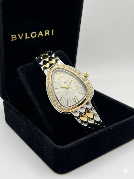 Ayollar soati, kvars mexanizmi, sovg‘a qutisidagi ayollar uchun BVLGARI qo‘l soati