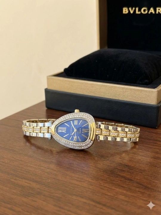 Ayollar soati, kvars mexanizmi, sovg‘a qutisidagi ayollar uchun BVLGARI qo‘l soati