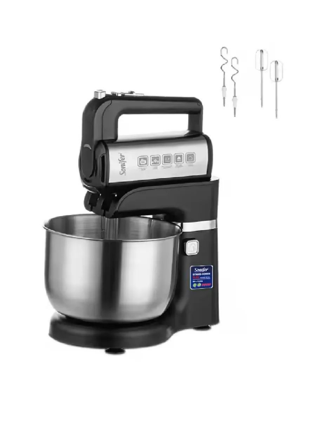 2v1 Sonifer SF-7037, SF-7036, 500Vt planetar mikser, 3.5L idish