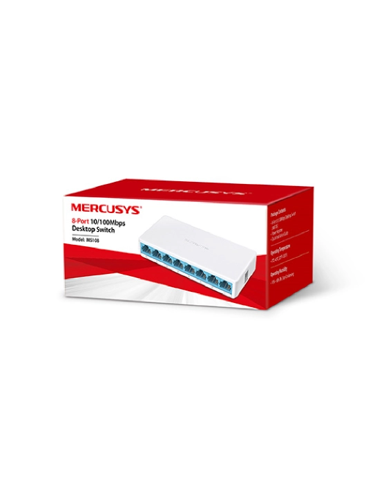 Настольный коммутатор с 8 портами 10/100 Мбит/с Mercusys MS108
