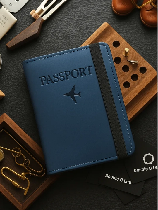 Passport va avtodokumentlar uchun g‘ilof Travel Wallet — kartalar uchun 9 bo‘limli