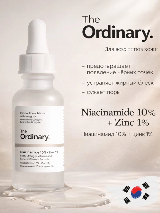 The Ordinary Serum Collection — Niacinamide, Hyaluronic Acid, Retinol, Mandelic Acid, 30 мл - 