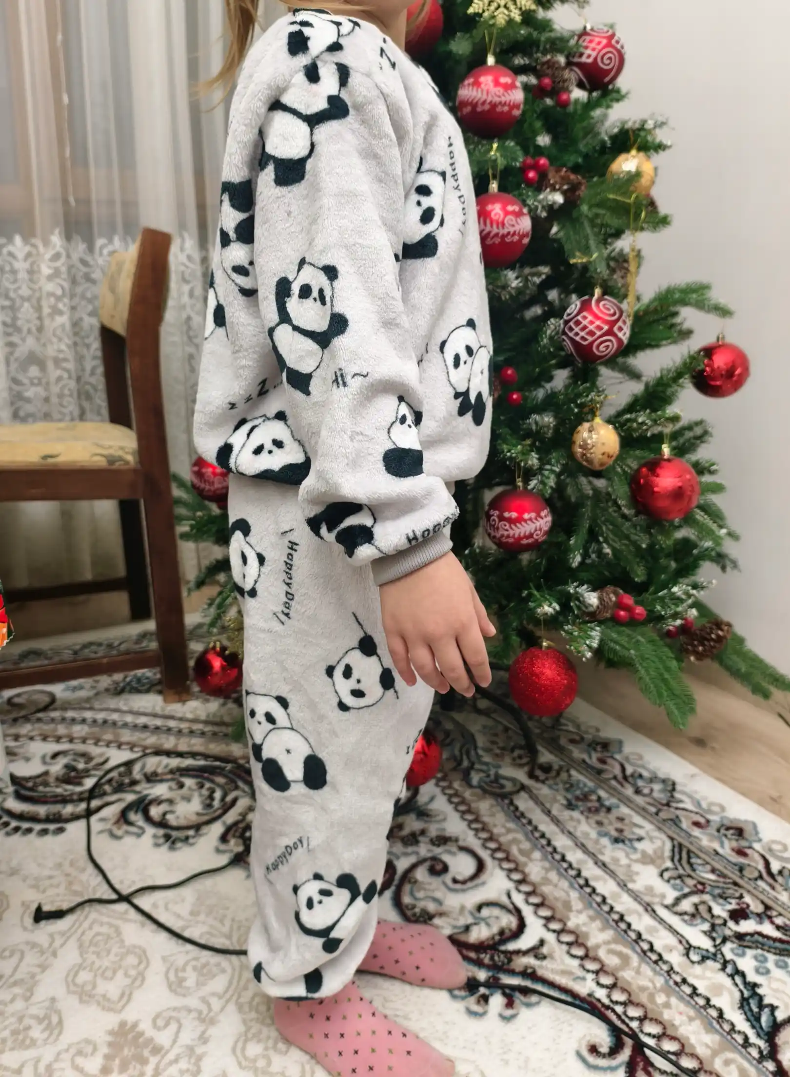 Детская пижама, домашний плюшевый комплект