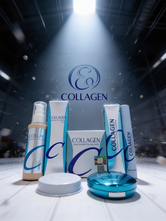Collagen 3 tasi 1 ta yuz parvarishi kosmetika to‘plami — sovg‘a go‘zallik boxi - 