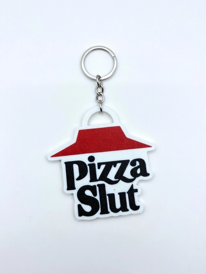 Брелок Pizza Slut — MNSHER-MINIBRPZZSLT-КРАСН