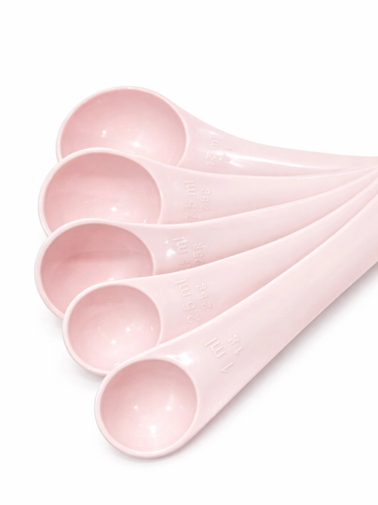 O‘lchov qoshiqlari, 5 dona - aniq dozalash uchun to‘plam, 1-15 ml, oziq-ovqat plastikasi