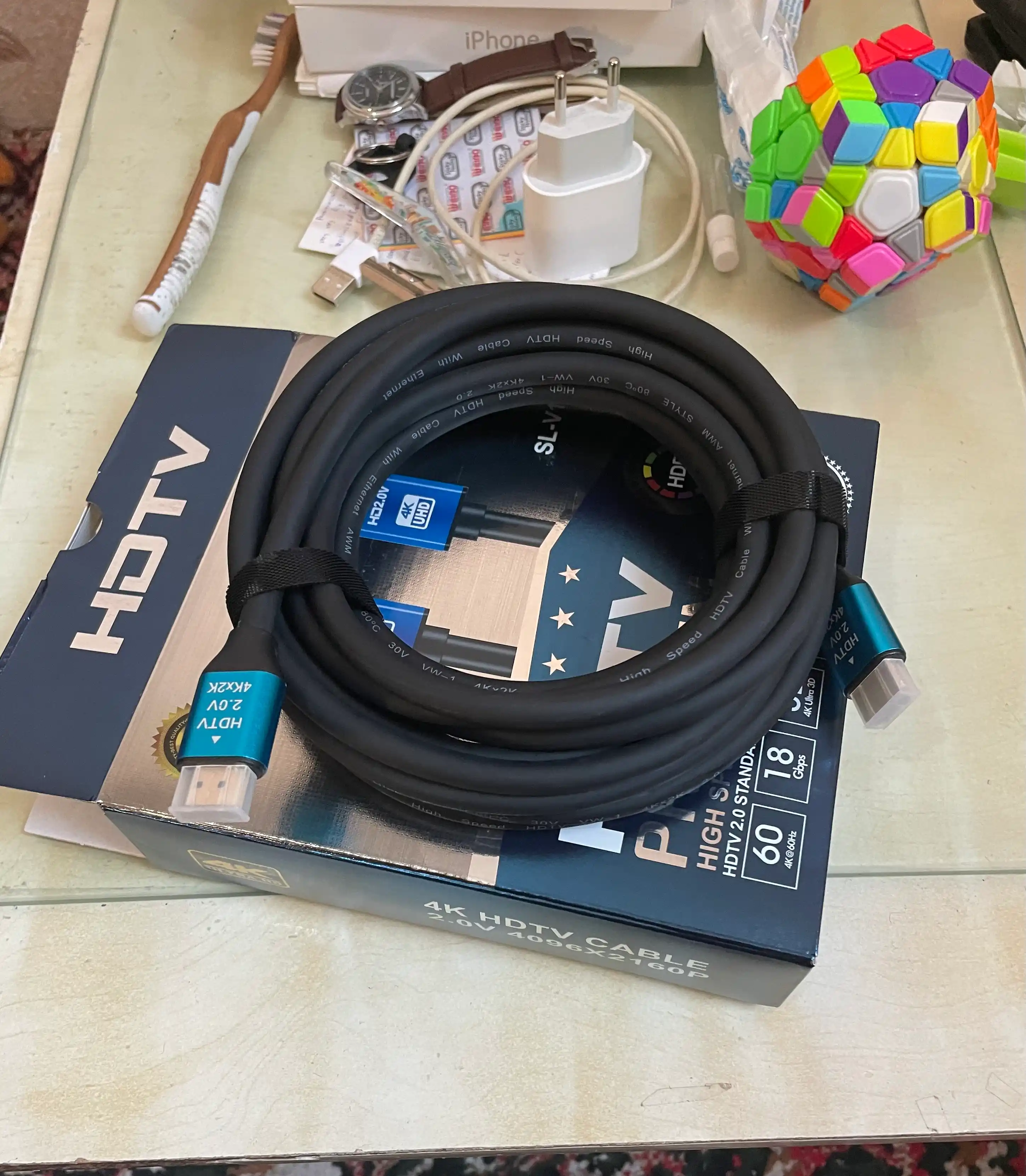 HDMI кабель 4K 60 Гц для монитора, телевизора, компьютера и проектора