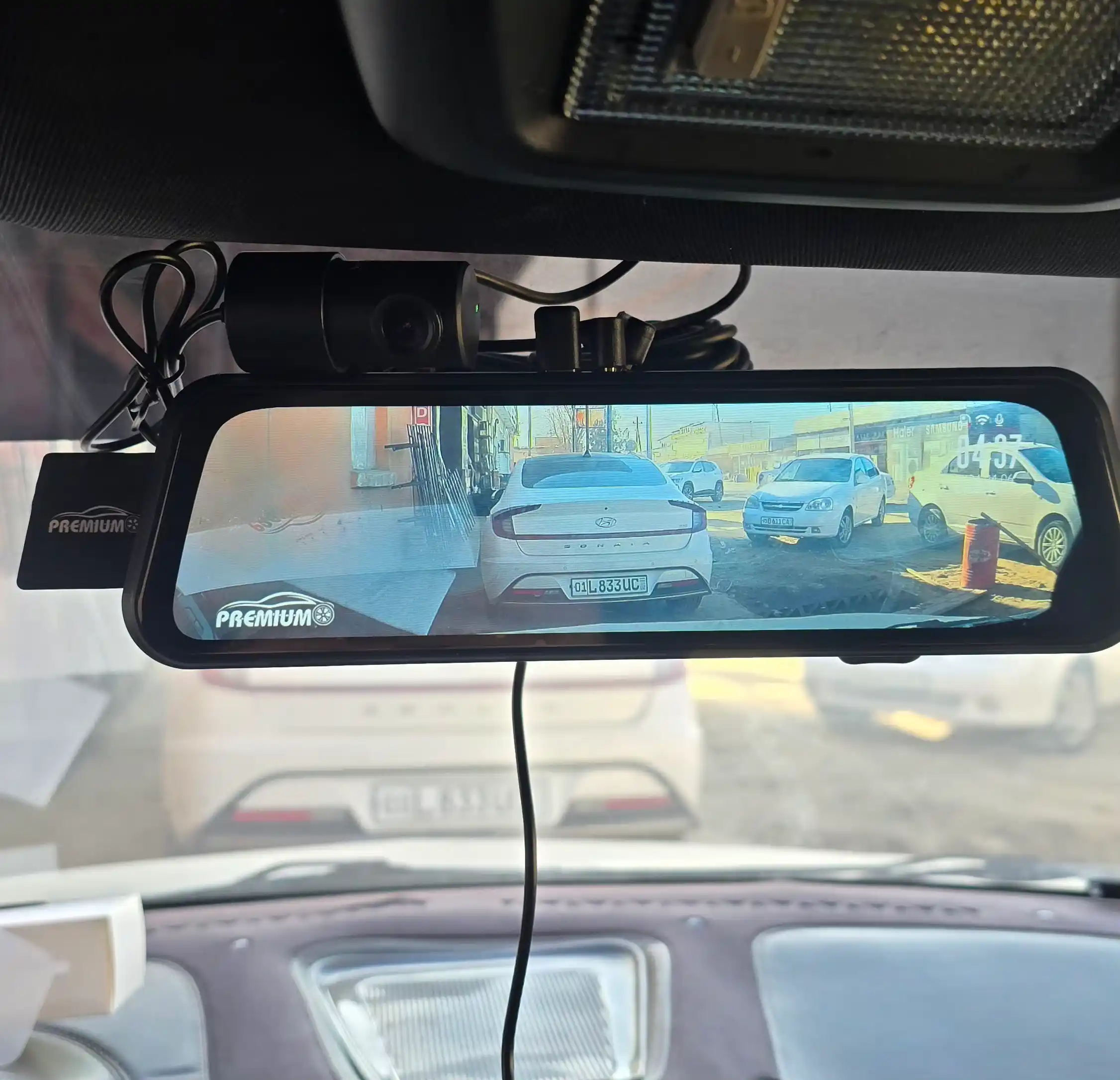 Videoregistrator-oyna PREMIUM-P9, CarPlay, (3 kamera,2.5K, Wi-Fi) Tungi rejim+32Gb fleshka