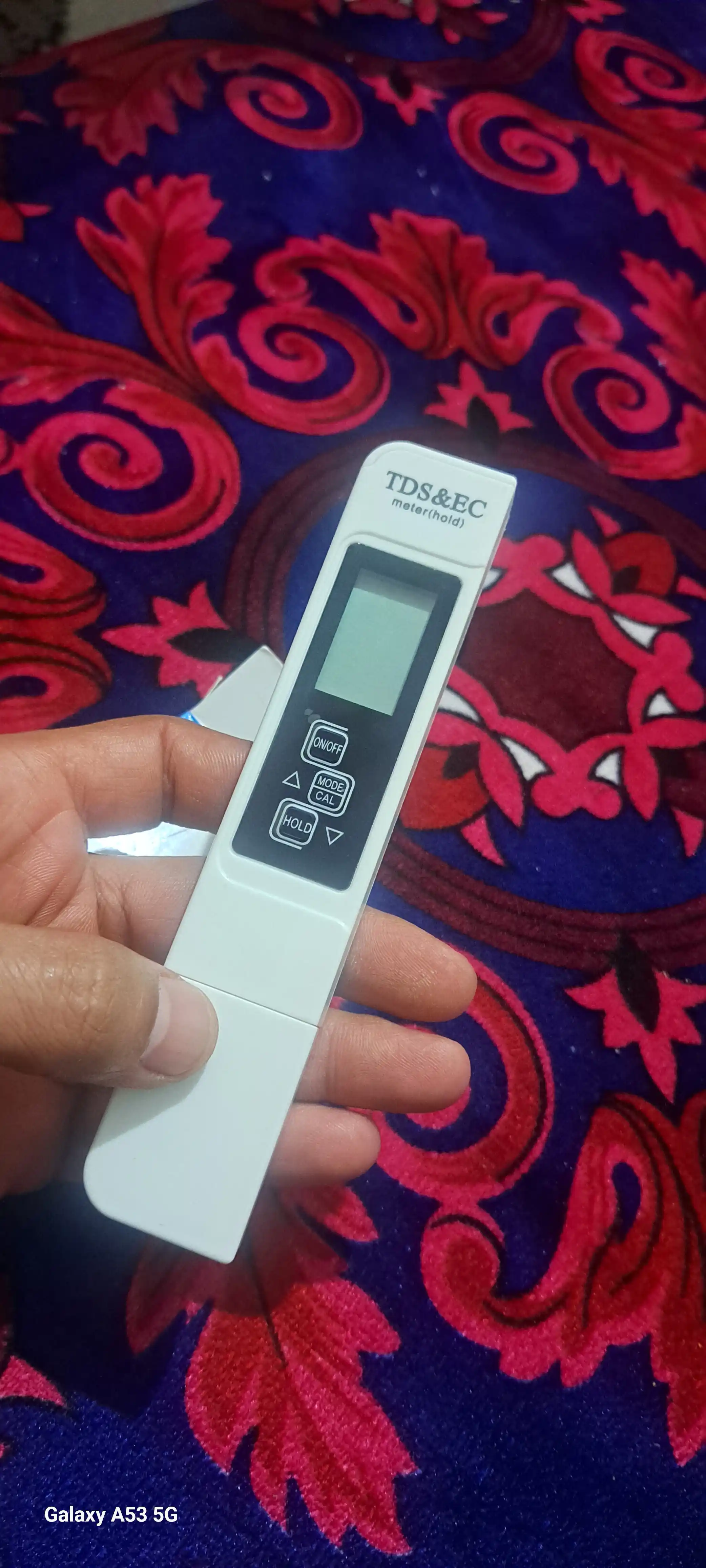 Raqamli o'lchagich suv sifati va suv harorati, TDS&EC meter hold