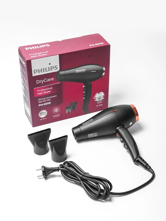 PHILLIPS PH-8080 professional soch uchun fen, ionizatsiya bilan quritish va yotqizish uchun