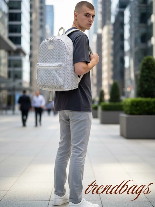 Городской рюкзак с узором Goyard