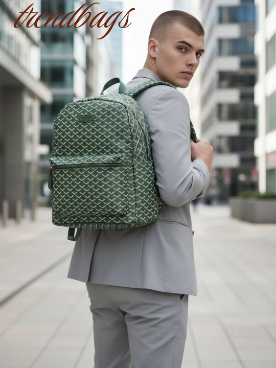 Городской рюкзак с узором Goyard