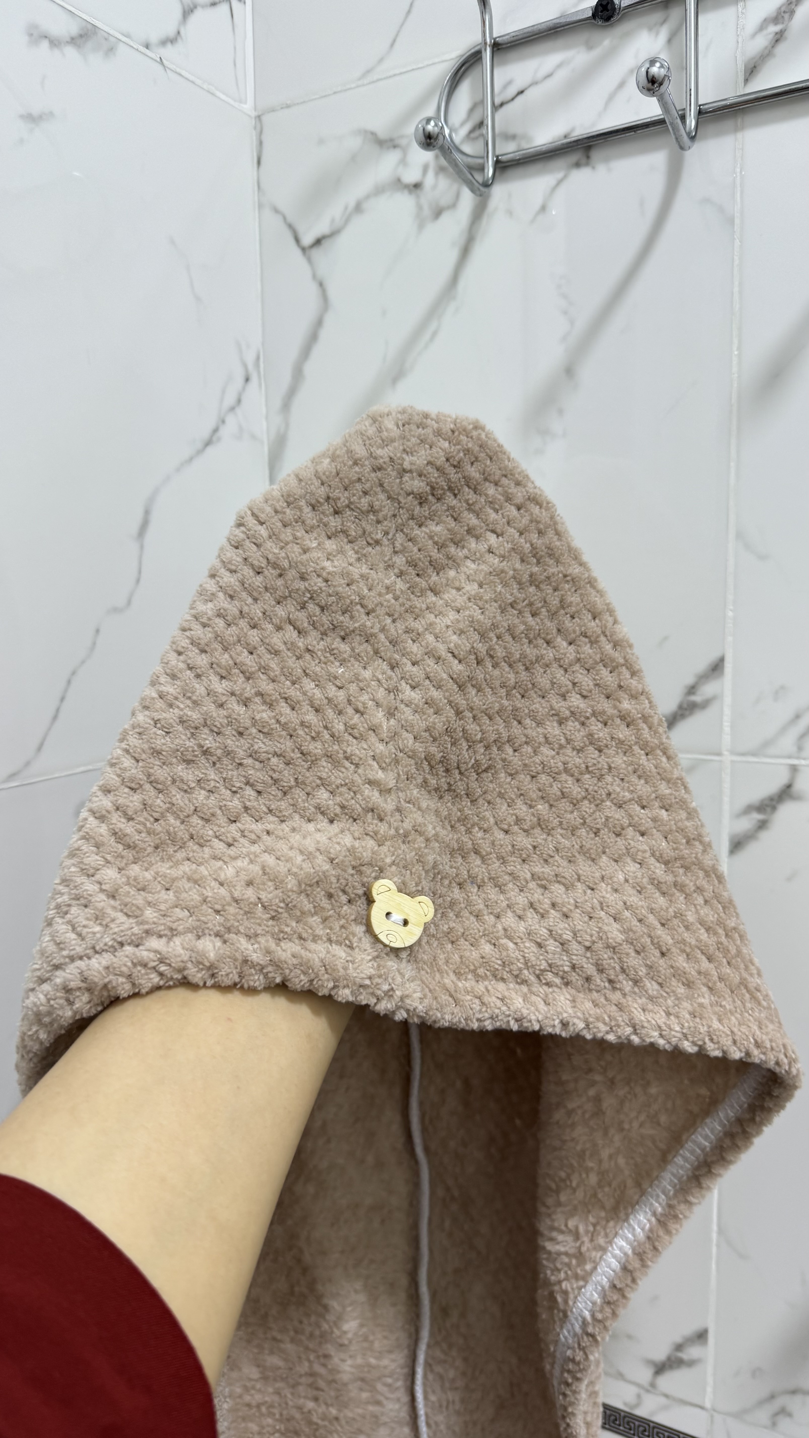 Mikrofiber sochiq,  soch quritish sochig'i, soch uchun turban, tugma, salla, ro'mol