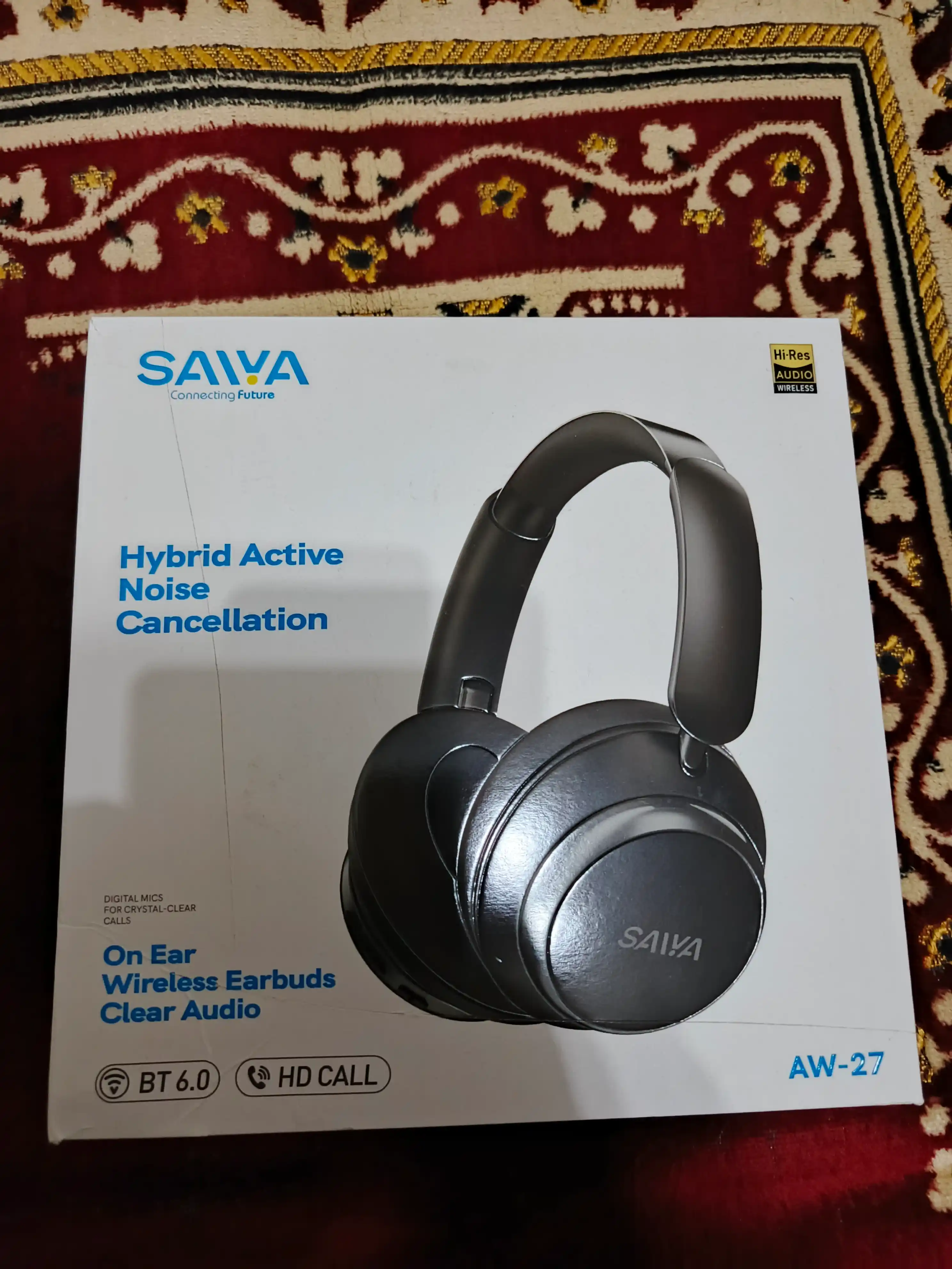 SAIVA AW-27 Professional ANC Bluetooth naushniklar, shovqinni to‘liq bekor qiluvchi [ORG]