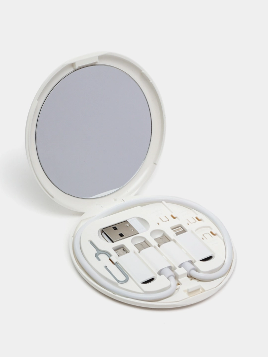 Tez quvvatlanish uchun ko'p funksiyali 6 tasi 1 da kabellar to'plami Type-C  Micro USB 60W